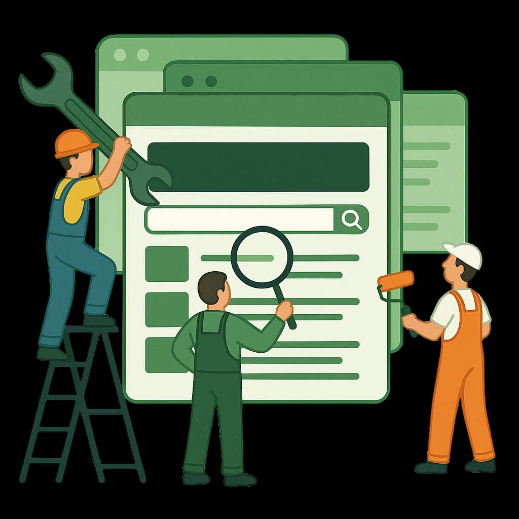 Betreuung und Suchmaschinenoptimierung einer Website